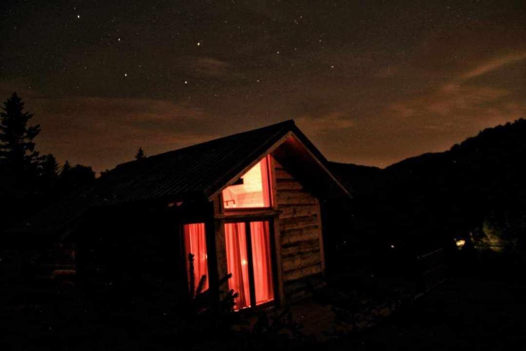 Pod Dobrym Adresem-Domek Na Lace Cisna Buitenkant foto